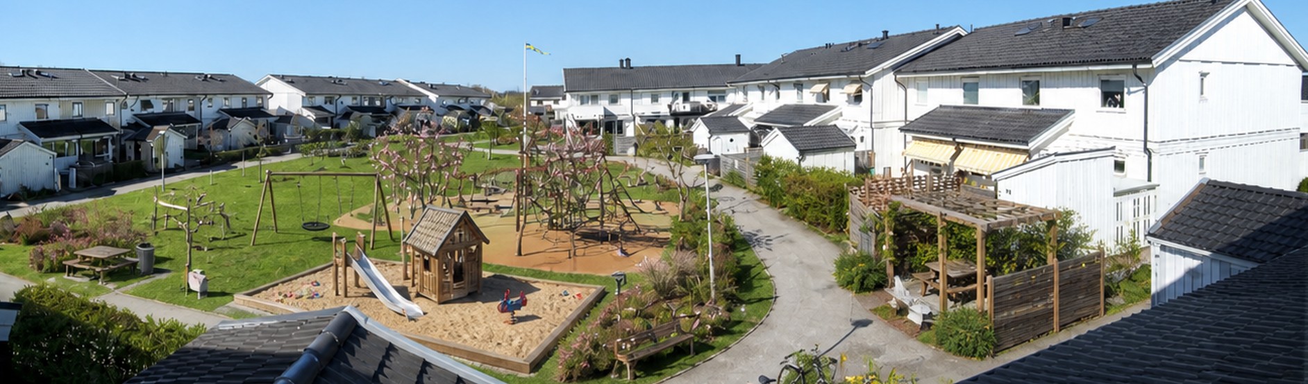 Bild från Blåsippans område i Varberg